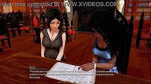 Exploring the harem hotel in game 321