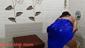 Why does this Indian cheating wife bend over for doggystyle fucking and deepthroat with servant?