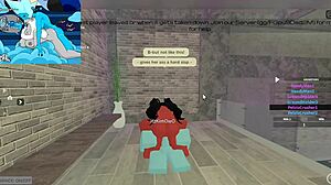 demon fucks huge futa cock in intense encounter