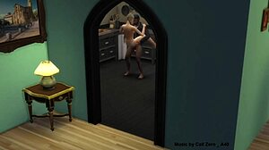 Bbc Kitchen Encounter Features Bent Over Desk Doggystyle and Blonde Handjob