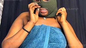 Beautiful nigerian neighbor rides my cock cowgirl style!