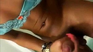 Shemale Strokes Big Cock To Intense Orgasm And Cumshot On Live Cam