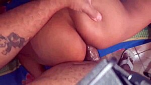 slim latina brunette gets rough anal from amador