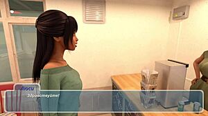 complete gameplay of horny cartoon slut with big tits getting naked in happy summer rework 😏