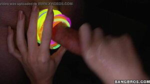 Kendall Karson jerks off with oiled handjob in intriguing session