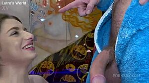 Anete Jordan's First Casting With Blowjob And Deepthroat