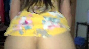 Young Stepsister With Big Ass Begs For Rough Pussy Fucking In Homemade POV Before Others Wake