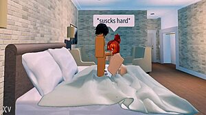 Bacon girl takes big cock