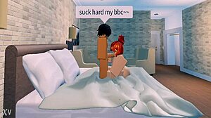 Bacon girl takes big cock