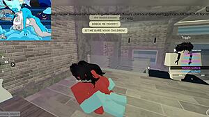 demon fucks huge futa cock in intense encounter