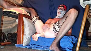 Sexy Soloboy Gets Massive Creampie from Deep Anal Toy!