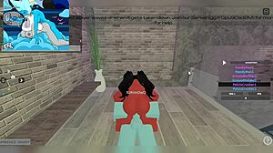 demon fucks huge futa cock in intense encounter