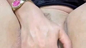 This Colombian redhead masturbates with a dildo, showing big tits and ass in anal fun