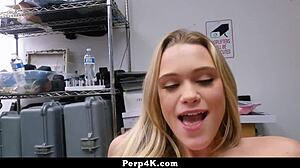 Loss prevention officer discovers teen 18+ in stolen bikini at shop