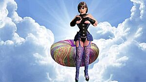 Hlboké hrdlo babička Carmen navrhuje hardcore cucanie kurca.