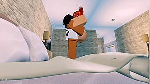 Bacon girl takes big cock