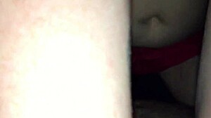 She Pisses Panties Over Hard Cock.