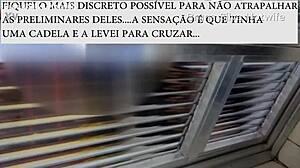 Bruna Silva as a hotwife after a party at her husband's friend's house