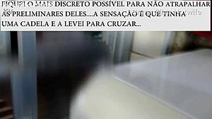 Bruna Silva as a hotwife after a party at her husband's friend's house