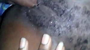 Petite Kenyan Amateur Fucks Wet Pussy
