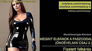 Again, jerk off with your dick - hungarian femdom audio.