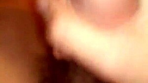 Solo male masturbation session with intense cock stroking and close-up details in a private setting.