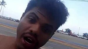 Blonde couple Alecxander engages in suggestive video call with big assets