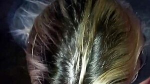 Look at this beautiful babygirl with big ass getting sloppy blowjob fucked by friend