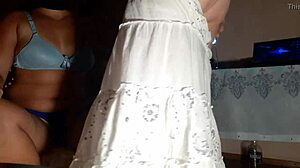 neighbor missed us so much she jumped into bed for lesbian spanking