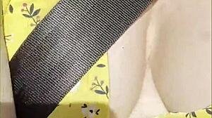 Wifey flashes her perfect big tits while driving in the car, getting all exhibitionist outdoors!