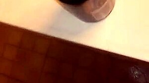 Solo male masturbation session with intense cock stroking and close-up details in a private setting.