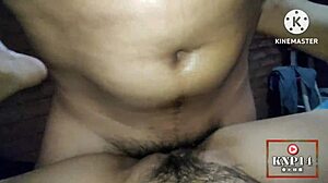 Amateur Asian Milf with Natural Tits in Homemade Creampie Scene