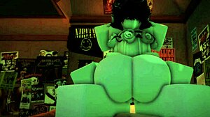 relaxing fun in room during sunset