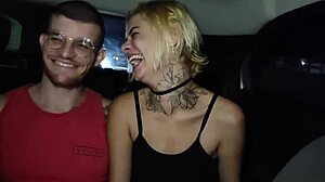 Monster cock dives deep into big ass for crossdressing blowjob and gay sex thrill.