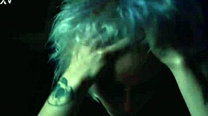 in this fetish scene, she worships big ass and sucks. muff diving, footjob, blowjob, kissing barefoot.