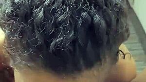 Alix Avery, Cute Ebony Slut, Expertly Sucks And Licks Big Black Cock