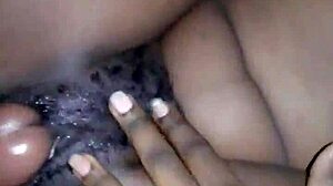 Petite Kenyan Amateur Fucks Wet Pussy