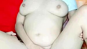 Companion savors my juicy pussy in great interracial fuck