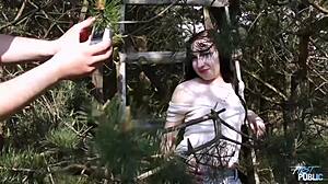Skinny innocent teen experiences pure love hidden in woods with cheating deepthroat action