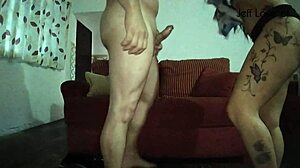 Latina Teen Crossdresser Gives Intense Blowjob To Married Woman Leading To Squirting Orgasm And Cum