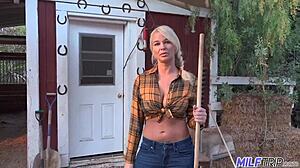 Milf Gets Bent Over For Hardcore Doggystyle After Oiled Cock Massage Blowjob