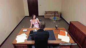 Latina housewife getting hammered by horny principal