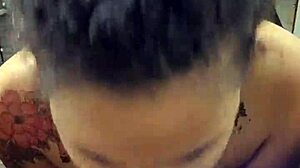 Alix Avery, Cute Ebony Slut, Expertly Sucks And Licks Big Black Cock