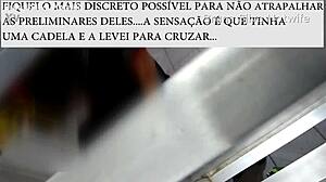 Bruna Silva as a hotwife after a party at her husband's friend's house