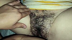 omg first time sexo with my latina hijastra, pulling down panties for close-up wet pussy action 👀🍑