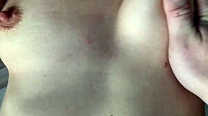 Horny Russian Chick Enjoys Quickie Fingering and Licks Cum Off