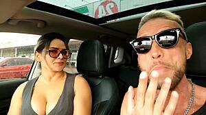 Fucked hotties ass outdoors on road