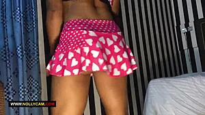 her sexy dance made my cock hard for some wet pussy action