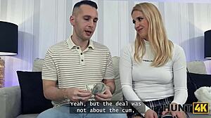 I felt so turned on by her perfect body that we had hardcore sex while watching