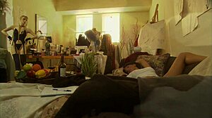 dee feels intense pleasure in doggystyle fucking by the pool with big tits.